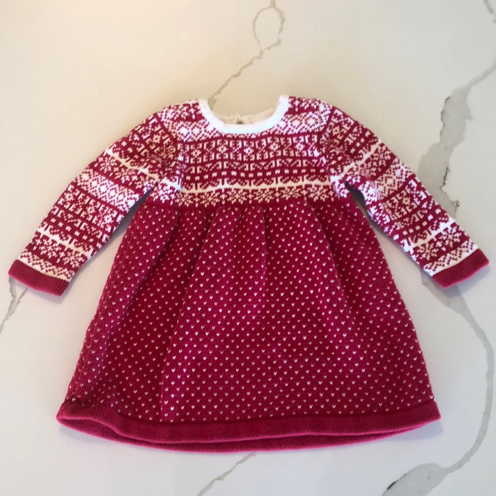 Hanna Anderson Holiday sweater dress